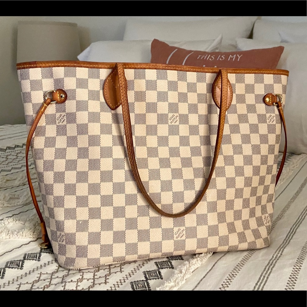 Authentic LV Azur Never Full Mm N 51107 Old Style